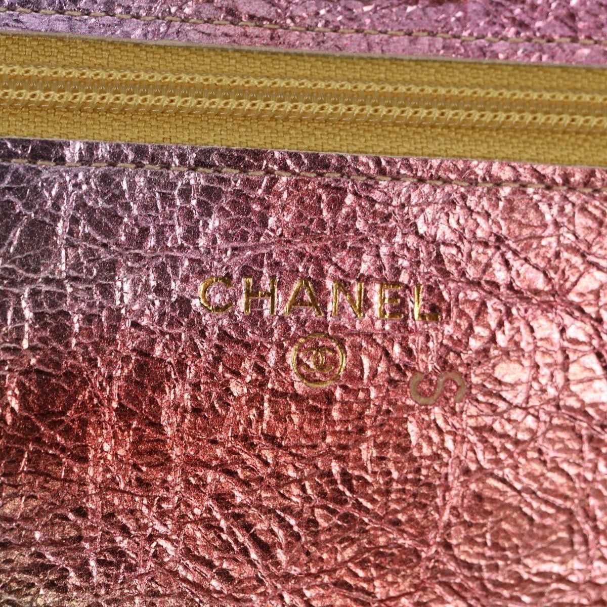 Chanel Chanel Rainbow Reissue 2.55 Wallet on Chain Quilted Multicolor Metallic Goatskin Size ONE SIZE - 6 Thumbnail