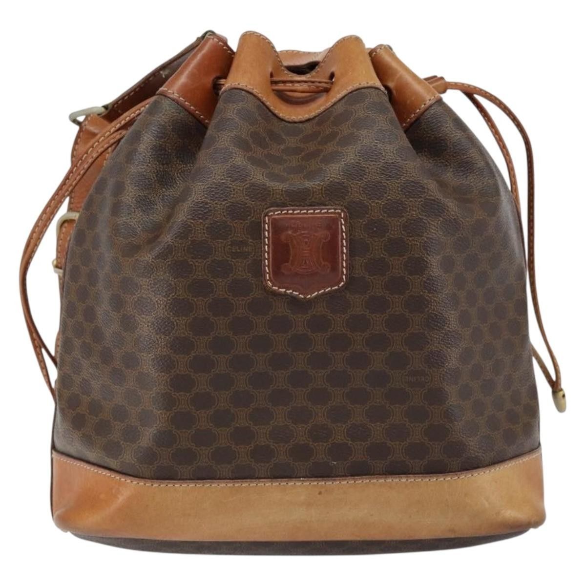 Celine Celine Vintage Macadam Shoulder Bag Canvas Size ONE SIZE - 21 Thumbnail