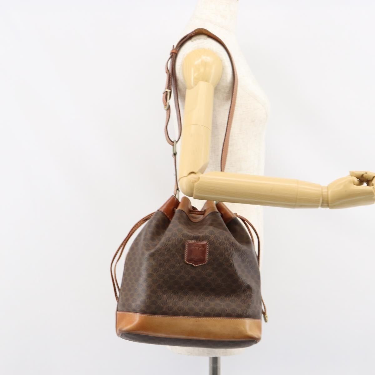 Celine Celine Vintage Macadam Shoulder Bag Canvas Size ONE SIZE - 16 Thumbnail