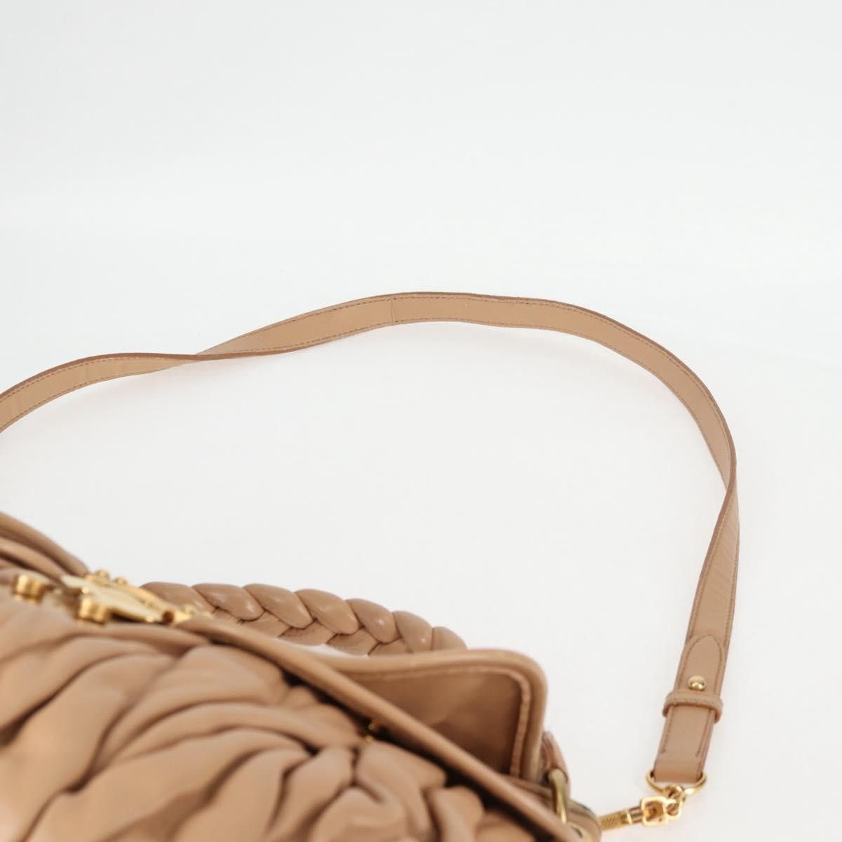 Miu Miu Miu Miu Coffer Convertible Hobo Matelasse Leather Size ONE SIZE - 21 Thumbnail