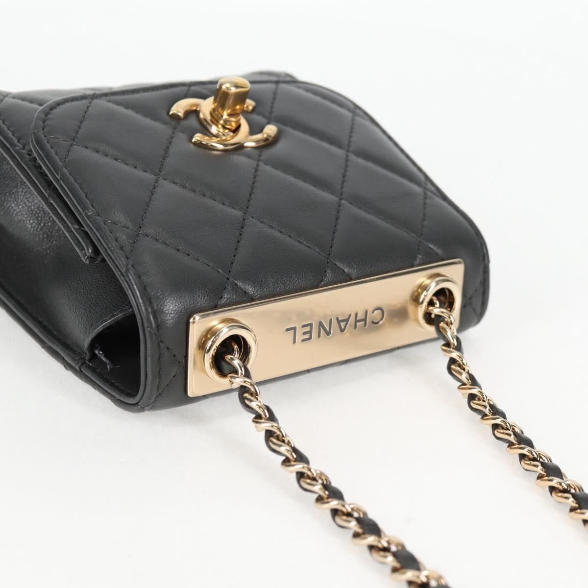Chanel Chanel Trendy CC Clutch with Chain Quilted Lambskin Size ONE SIZE - 16 Thumbnail