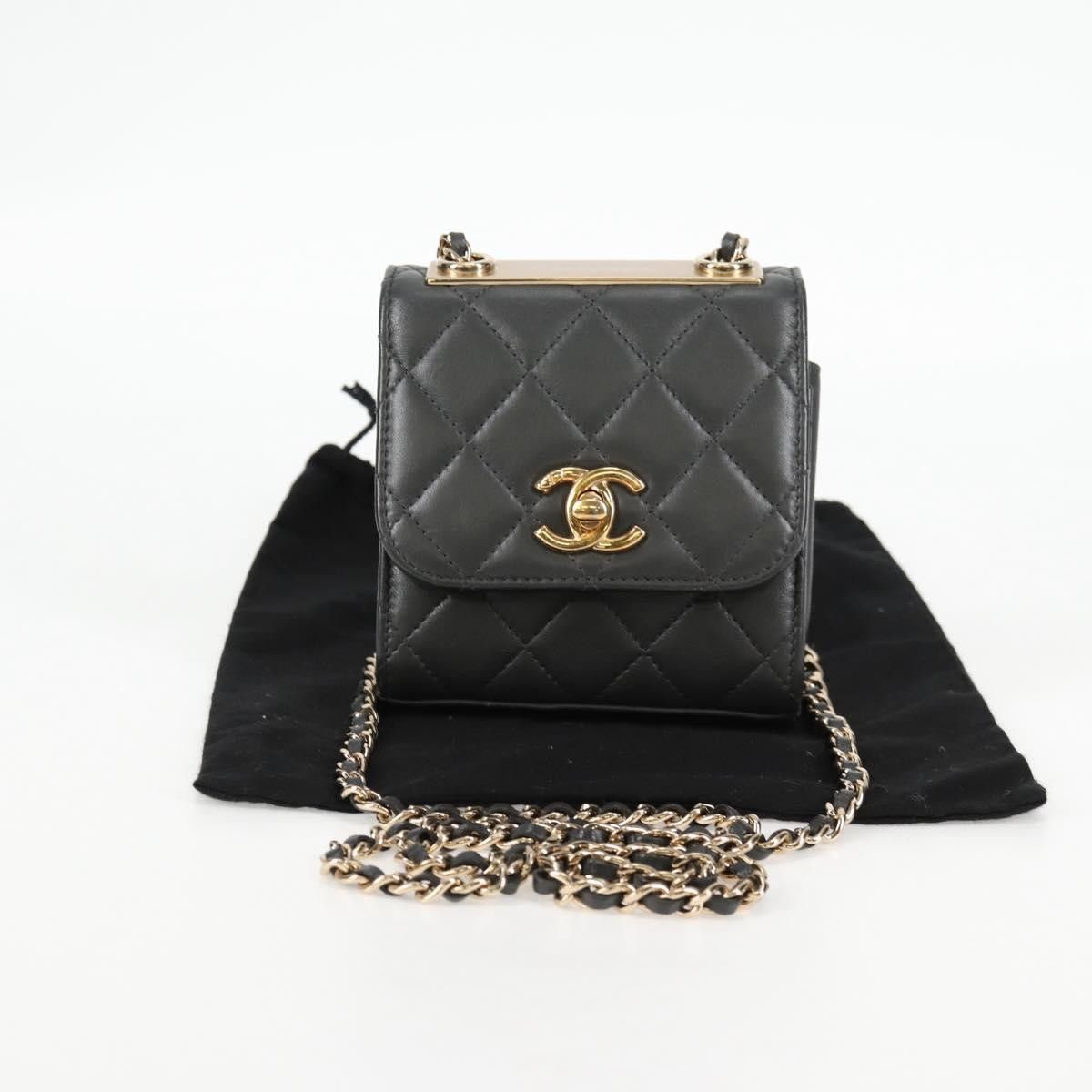 Chanel Chanel Trendy CC Clutch with Chain Quilted Lambskin Size ONE SIZE - 14 Thumbnail