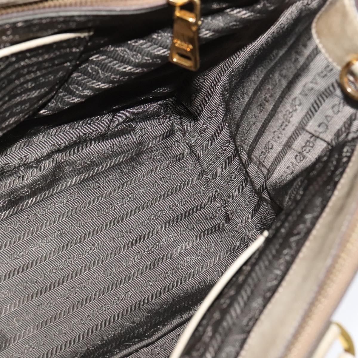 Prada Prada Flowers Galleria Double Zip Tote Spazzolato Leather Size ONE SIZE - 21 Thumbnail