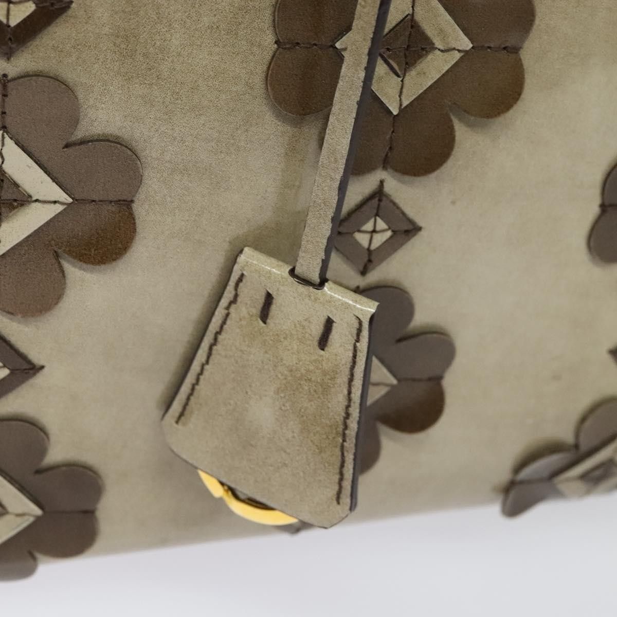 Prada Prada Flowers Galleria Double Zip Tote Spazzolato Leather Size ONE SIZE - 14 Thumbnail