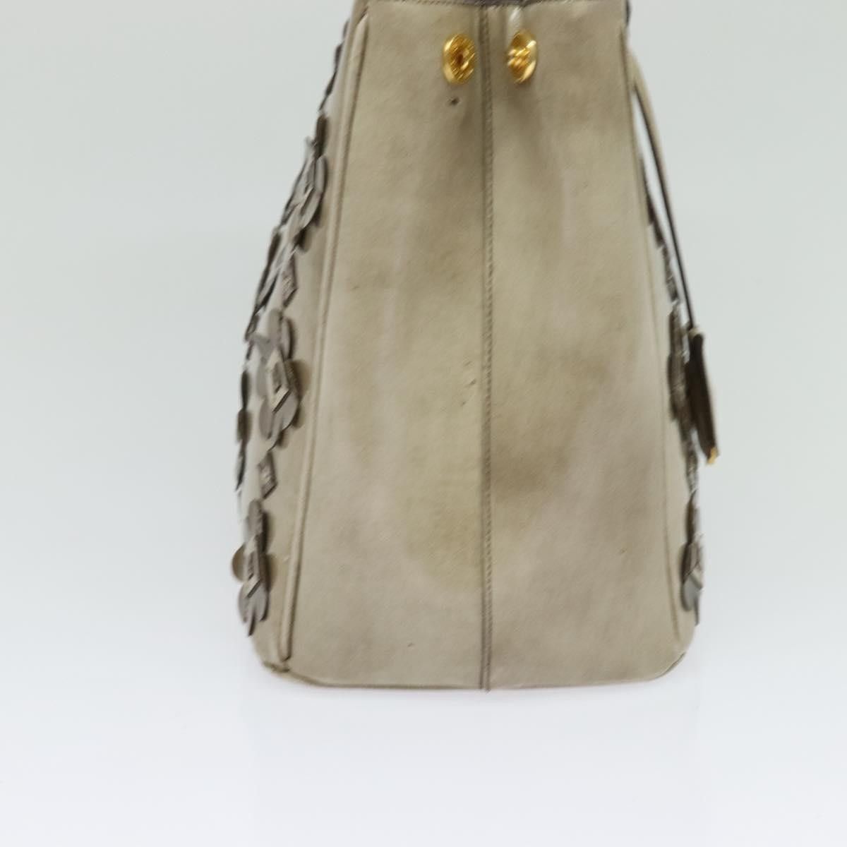 Prada Prada Flowers Galleria Double Zip Tote Spazzolato Leather Size ONE SIZE - 3 Thumbnail