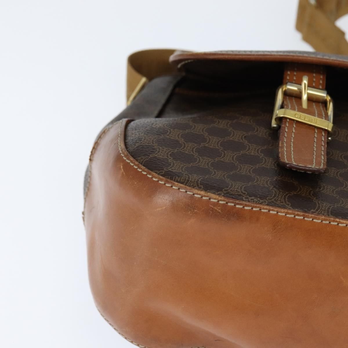 Celine Celine Vintage Macadam Canvas and Leather Size ONE SIZE - 12 Thumbnail