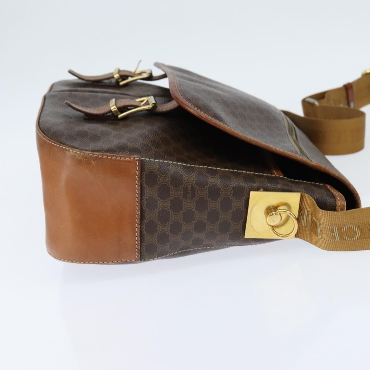 Celine Celine Vintage Macadam Canvas and Leather Size ONE SIZE - 4 Thumbnail