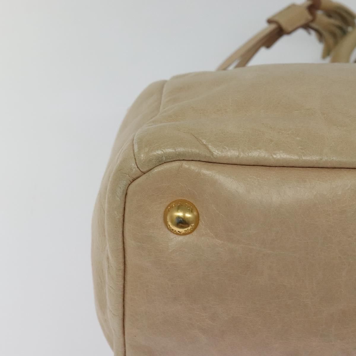 Prada Prada Front Pocket Convertible Tote Leather Size ONE SIZE - 10 Thumbnail