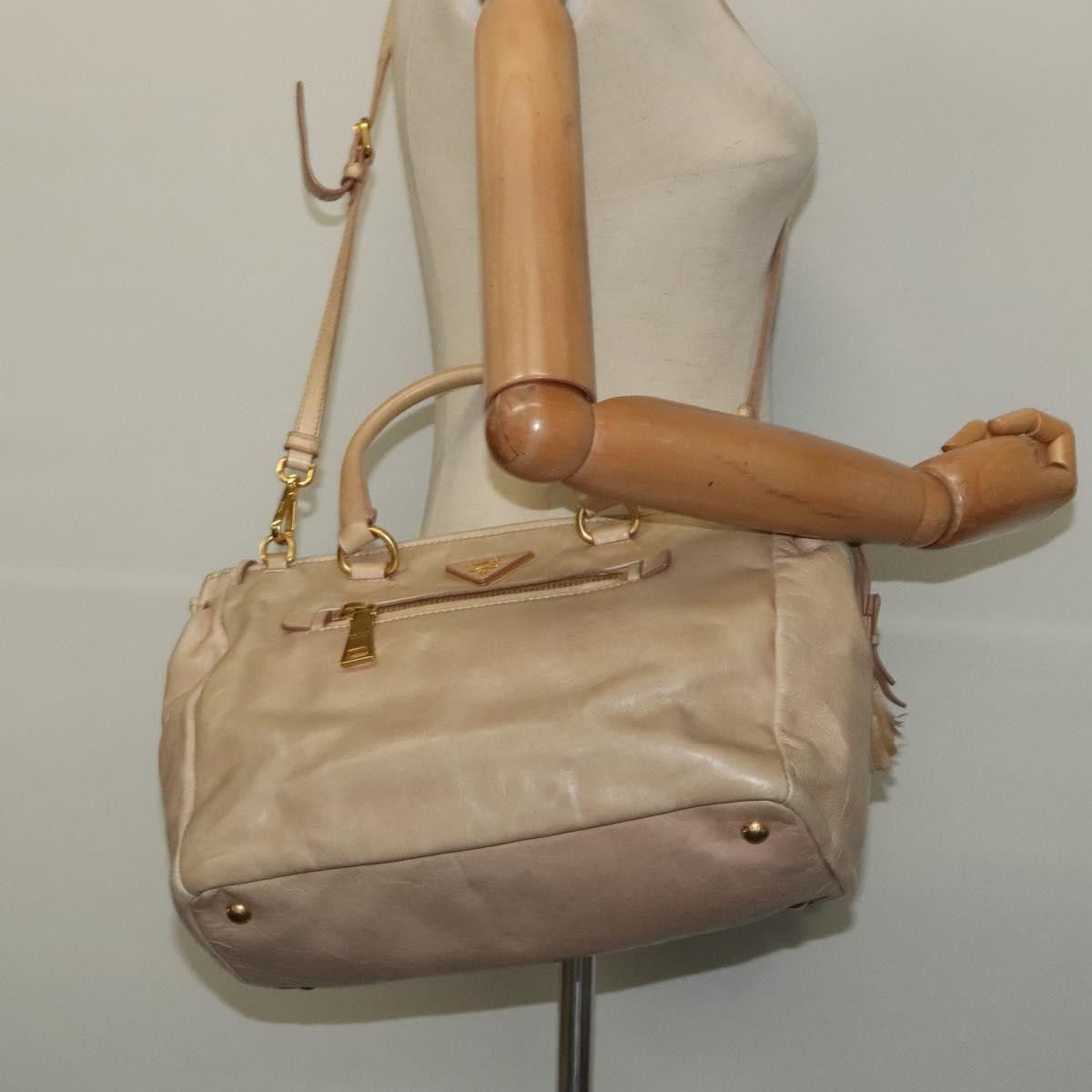 Prada Prada Front Pocket Convertible Tote Leather Size ONE SIZE - 15 Thumbnail