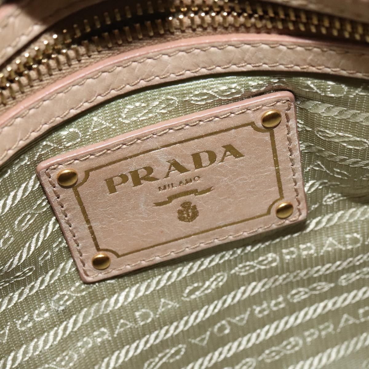 Prada Prada Front Pocket Convertible Tote Leather Size ONE SIZE - 6 Thumbnail
