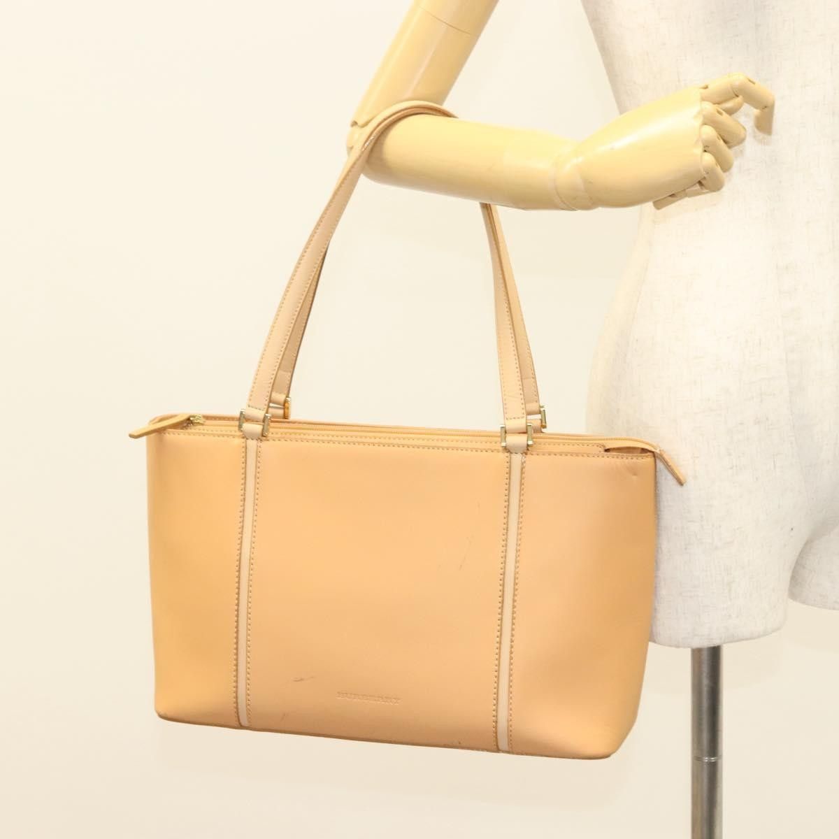 Burberry Burberry Handle Tote Leather Size ONE SIZE - 13 Thumbnail