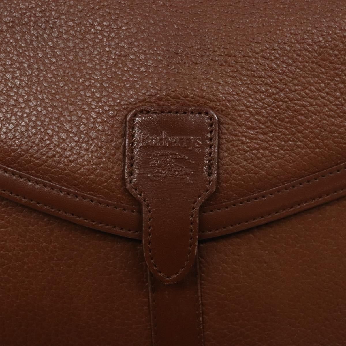 Burberry Burberry Flap Shoulder Bag Leather Size ONE SIZE - 6 Thumbnail