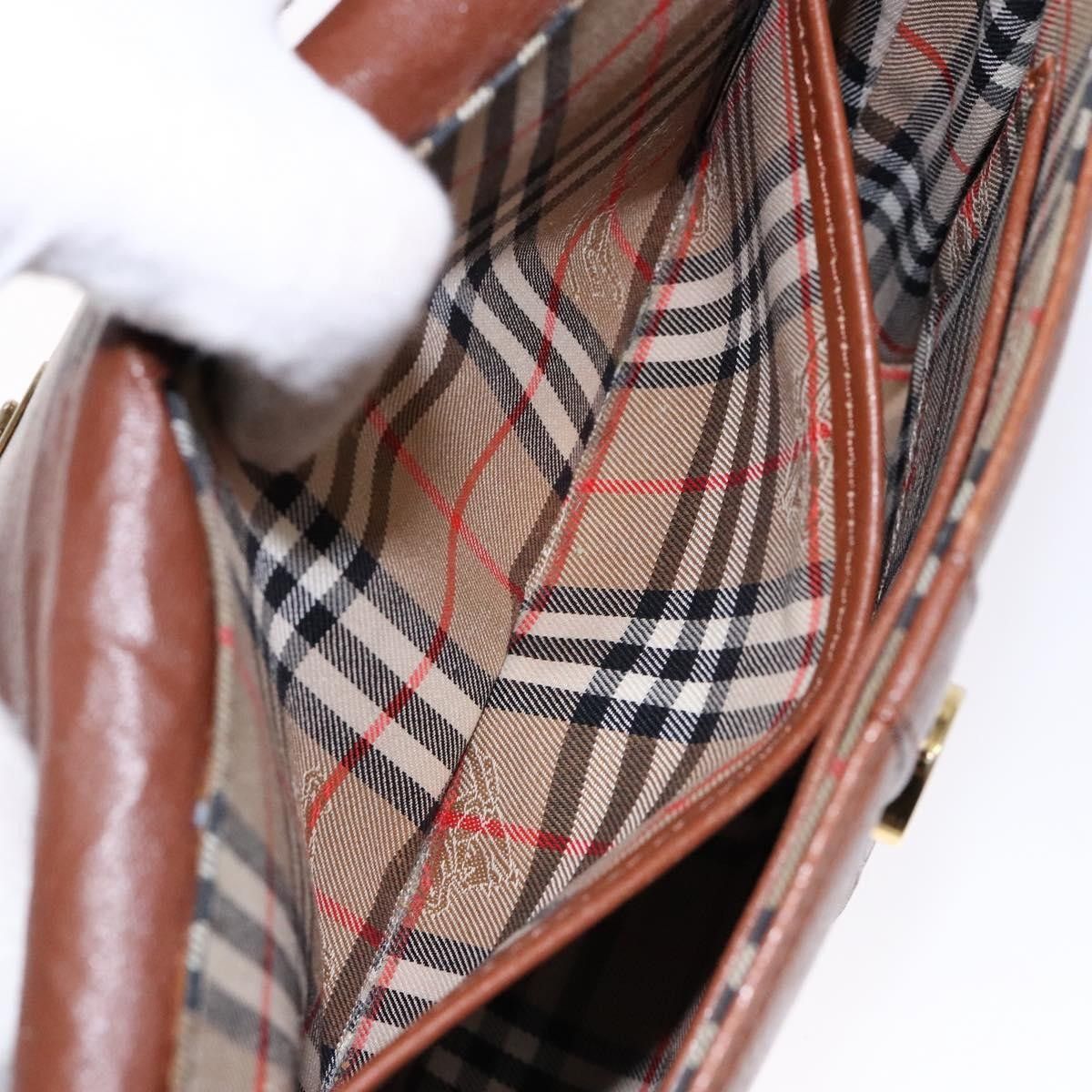 Burberry Burberry Flap Shoulder Bag Leather Size ONE SIZE - 20 Thumbnail