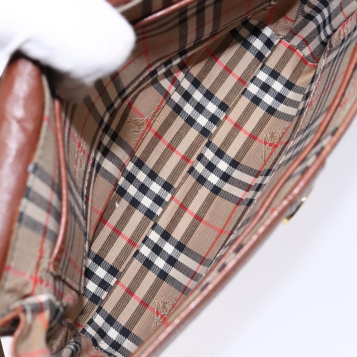 Burberry Burberry Flap Shoulder Bag Leather Size ONE SIZE - 5 Thumbnail
