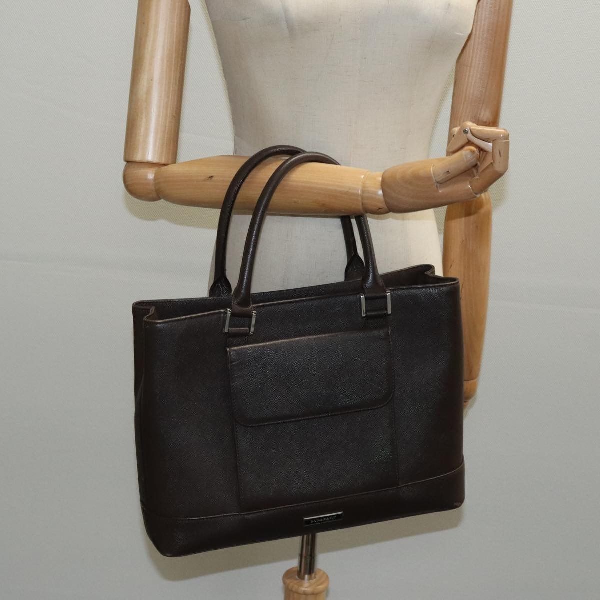 Burberry Burberry Front Pocket Tote Leather Size ONE SIZE - 15 Thumbnail