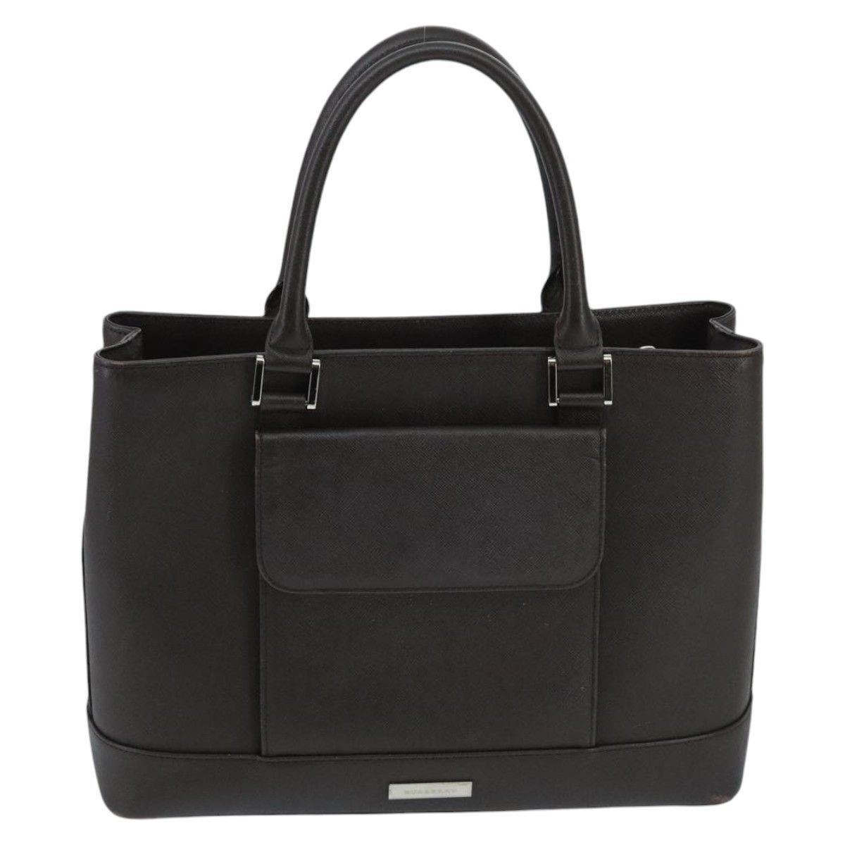 Burberry Burberry Front Pocket Tote Leather Size ONE SIZE - 21 Thumbnail