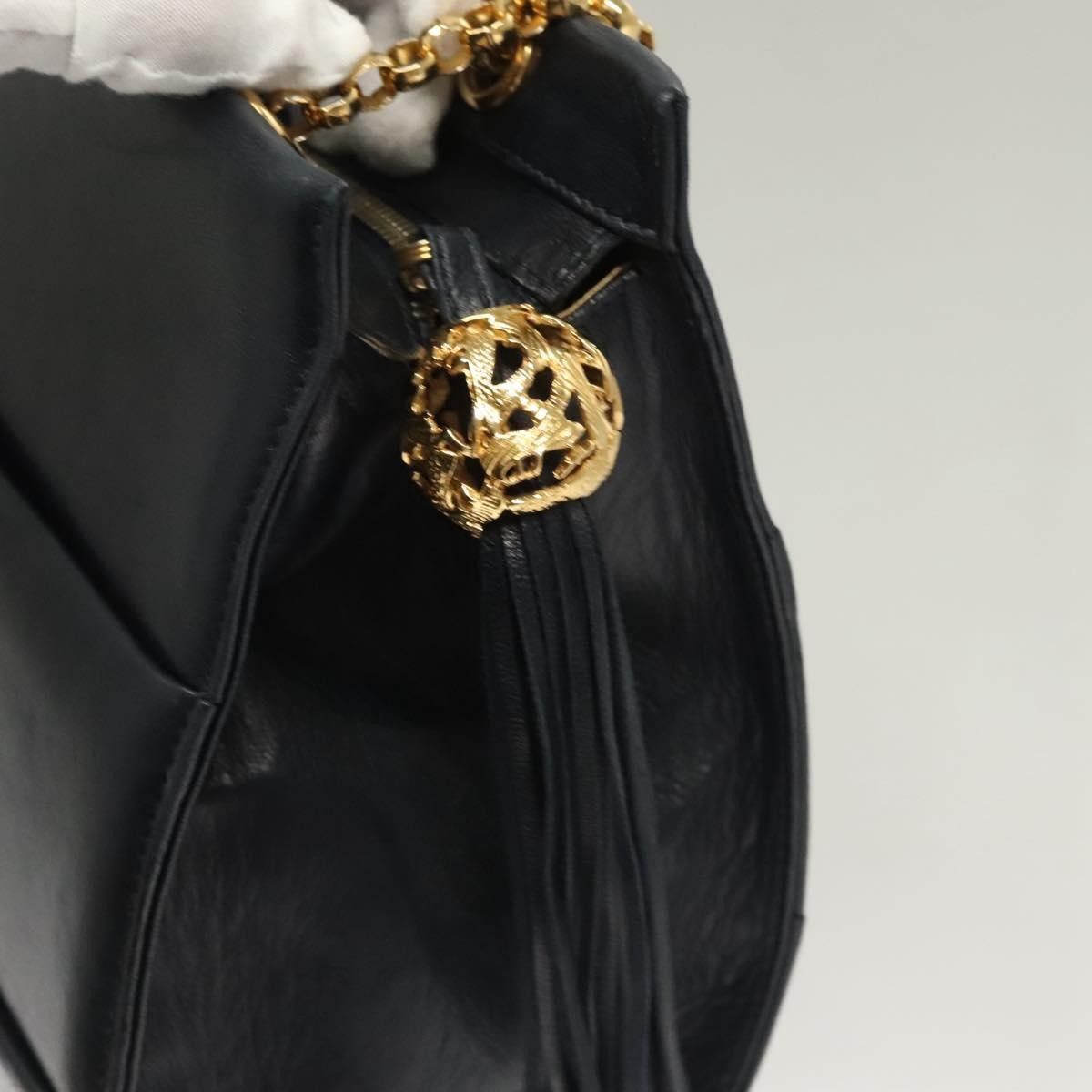 Salvatore Ferragamo Salvatore Ferragamo Chain Shoulder Bag Leather Size ONE SIZE - 12 Thumbnail