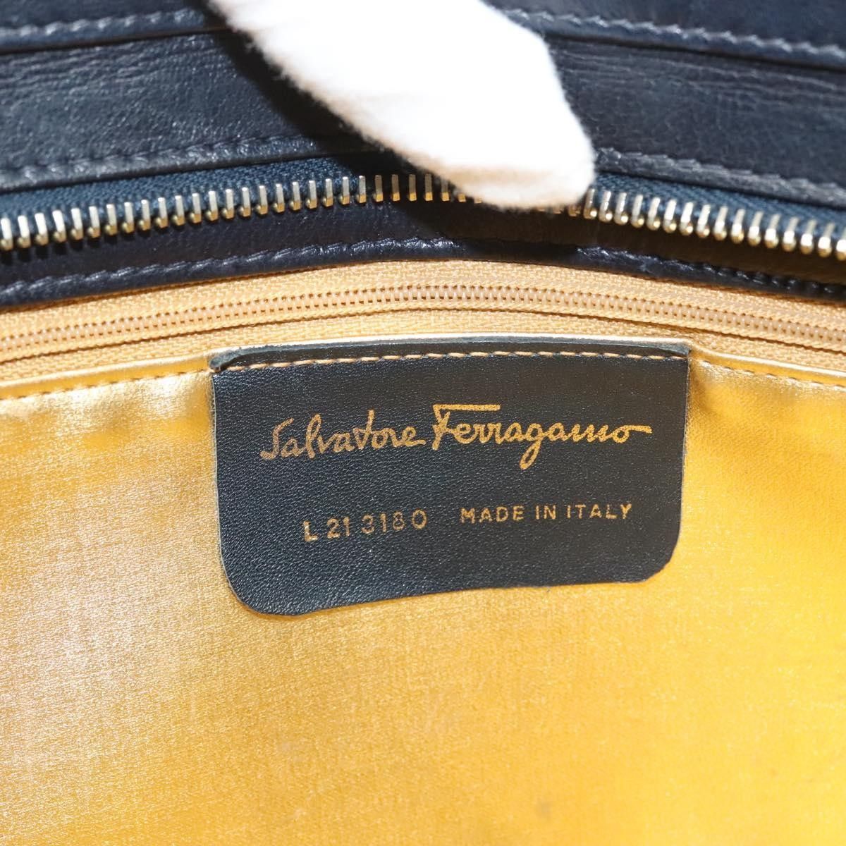 Salvatore Ferragamo Salvatore Ferragamo Chain Shoulder Bag Leather Size ONE SIZE - 6 Thumbnail