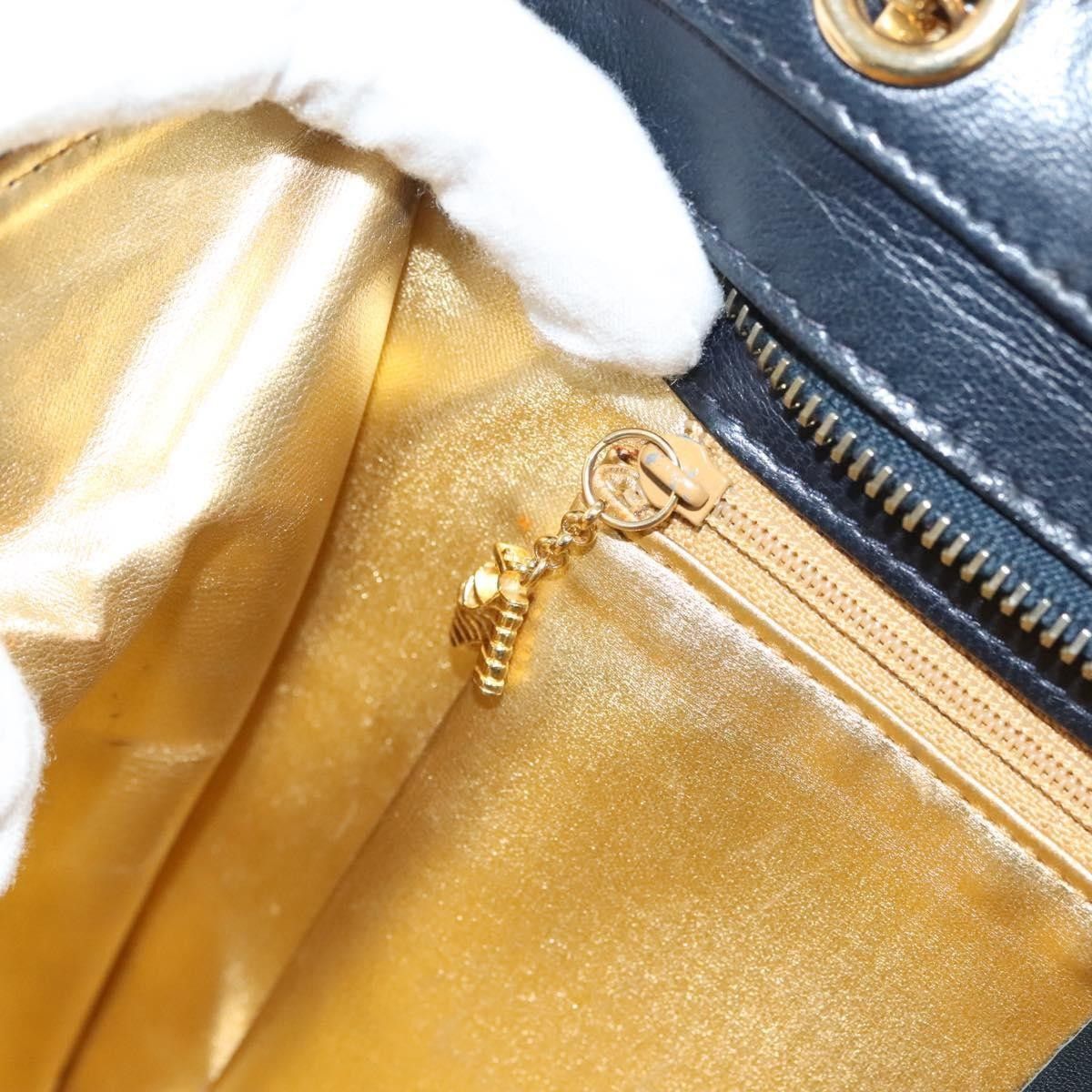 Salvatore Ferragamo Salvatore Ferragamo Chain Shoulder Bag Leather Size ONE SIZE - 20 Thumbnail