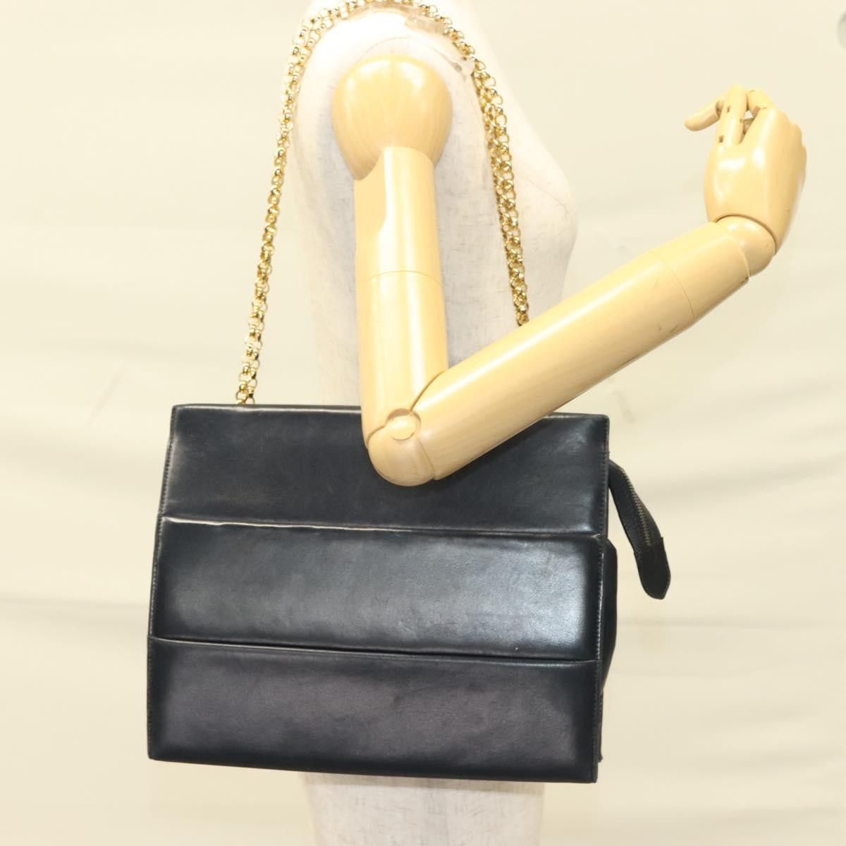 Salvatore Ferragamo Salvatore Ferragamo Chain Shoulder Bag Leather Size ONE SIZE - 13 Thumbnail