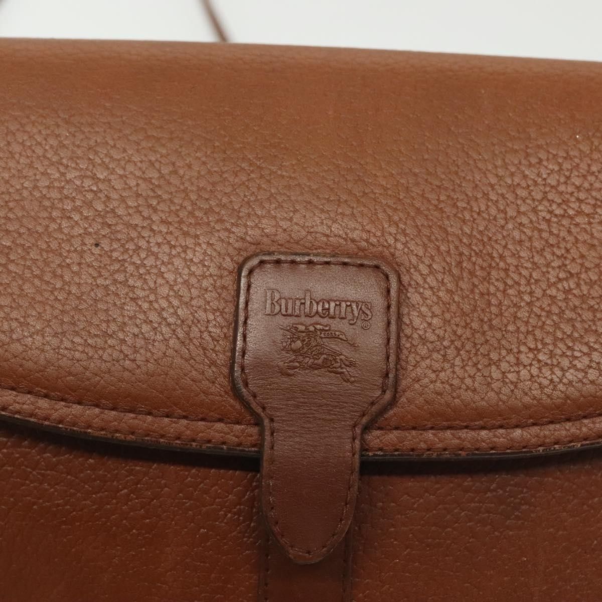 Burberry Burberry Flap Shoulder Bag Leather Size ONE SIZE - 6 Thumbnail