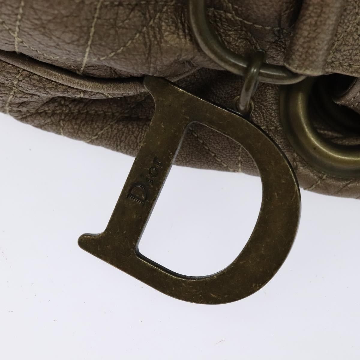 Dior Christian Dior Drawstring Bucket Bag Cannage Quilt Leather Size ONE SIZE - 14 Thumbnail