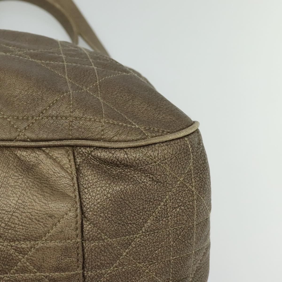 Dior Christian Dior Drawstring Bucket Bag Cannage Quilt Leather Size ONE SIZE - 10 Thumbnail