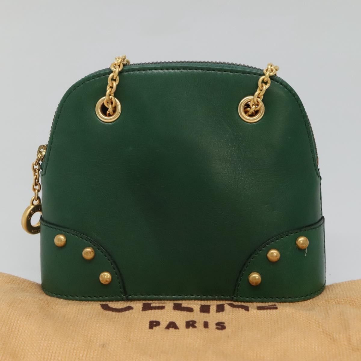 Celine Celine Chain Shoulder Bag Leather Size ONE SIZE - 13 Thumbnail