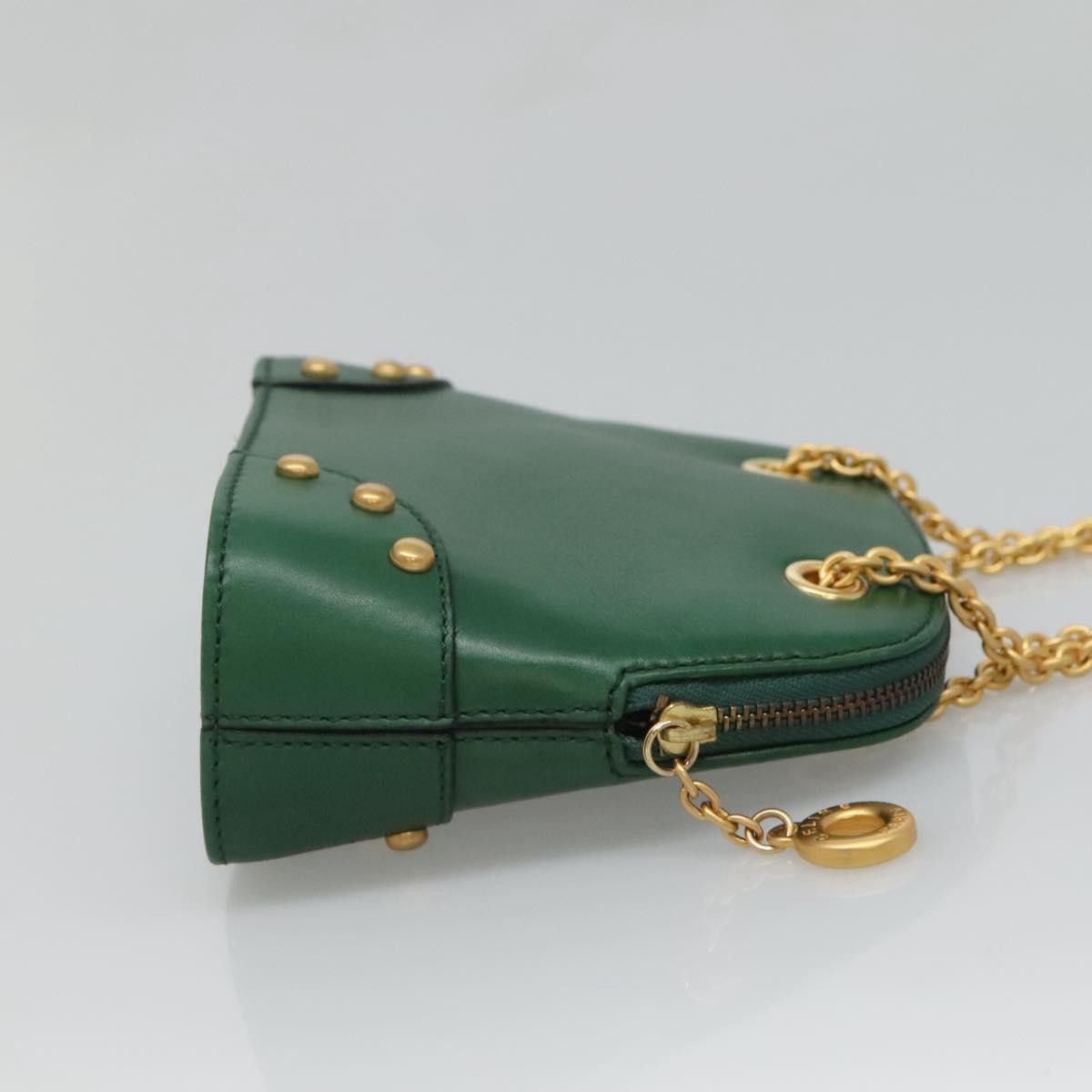 Celine Celine Chain Shoulder Bag Leather Size ONE SIZE - 3 Thumbnail
