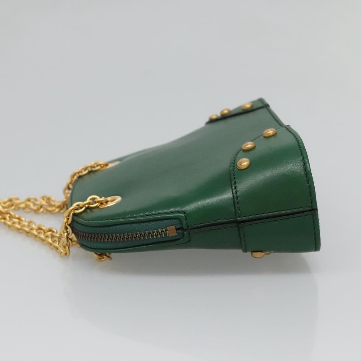 Celine Celine Chain Shoulder Bag Leather Size ONE SIZE - 4 Thumbnail