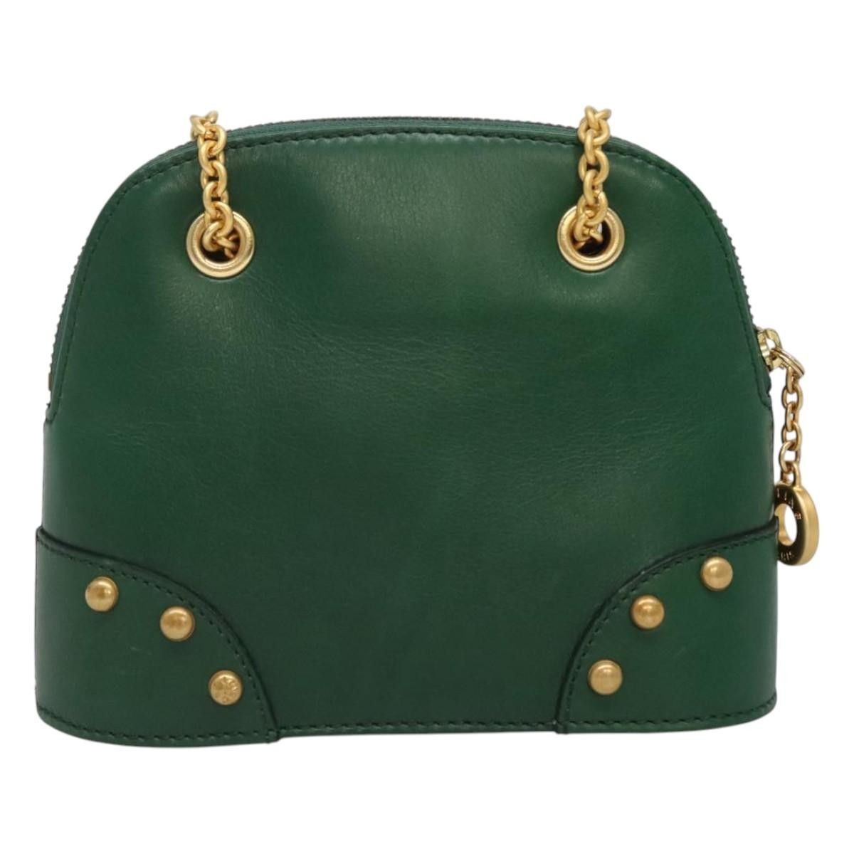 Celine Celine Chain Shoulder Bag Leather Size ONE SIZE - 2 Thumbnail