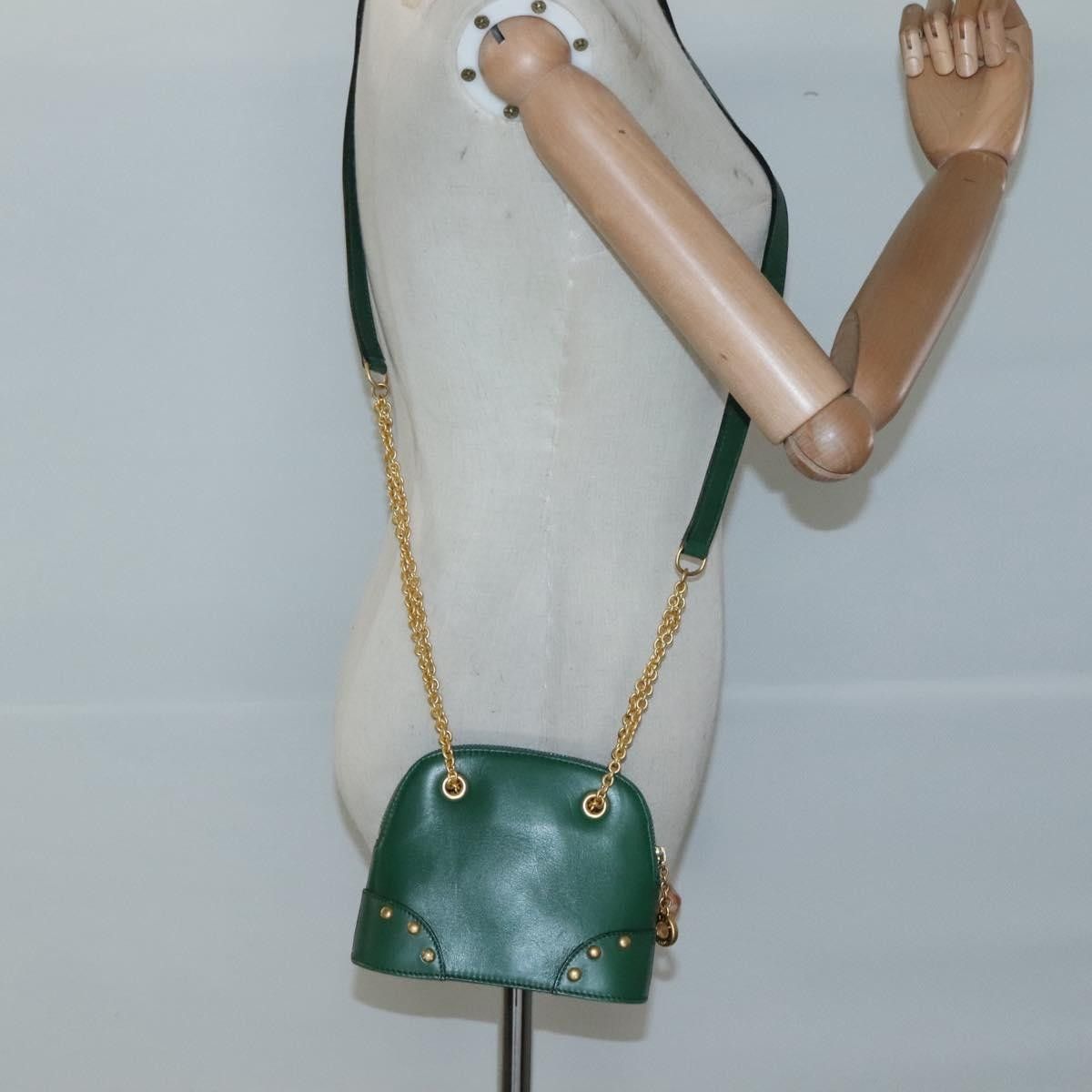 Celine Celine Chain Shoulder Bag Leather Size ONE SIZE - 14 Thumbnail