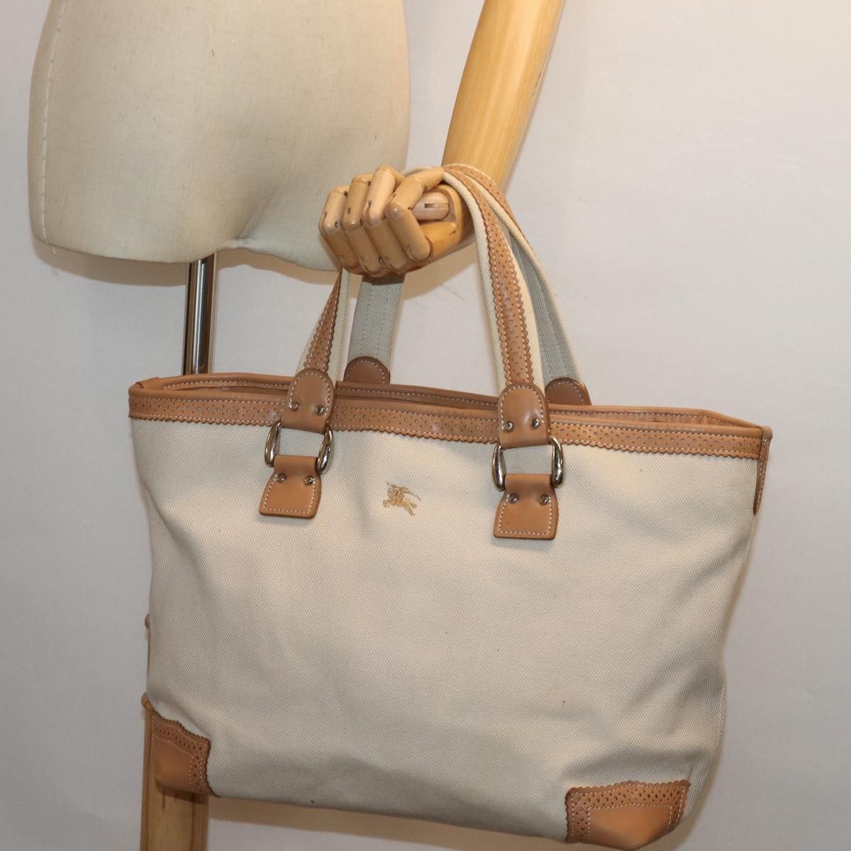 Burberry Burberry Blue Label Tote Bag Canvas Size ONE SIZE - 12 Thumbnail