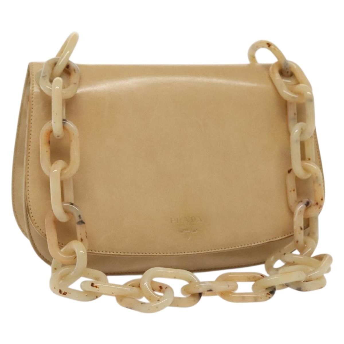 Prada Prada Madras Shoulder Bag Leather Size ONE SIZE - 14 Thumbnail
