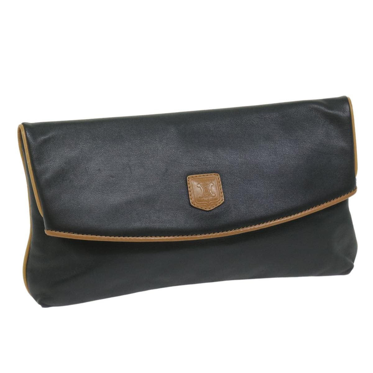 Celine Celine Logo Triomphe Pouch Leather Size ONE SIZE - 16 Thumbnail