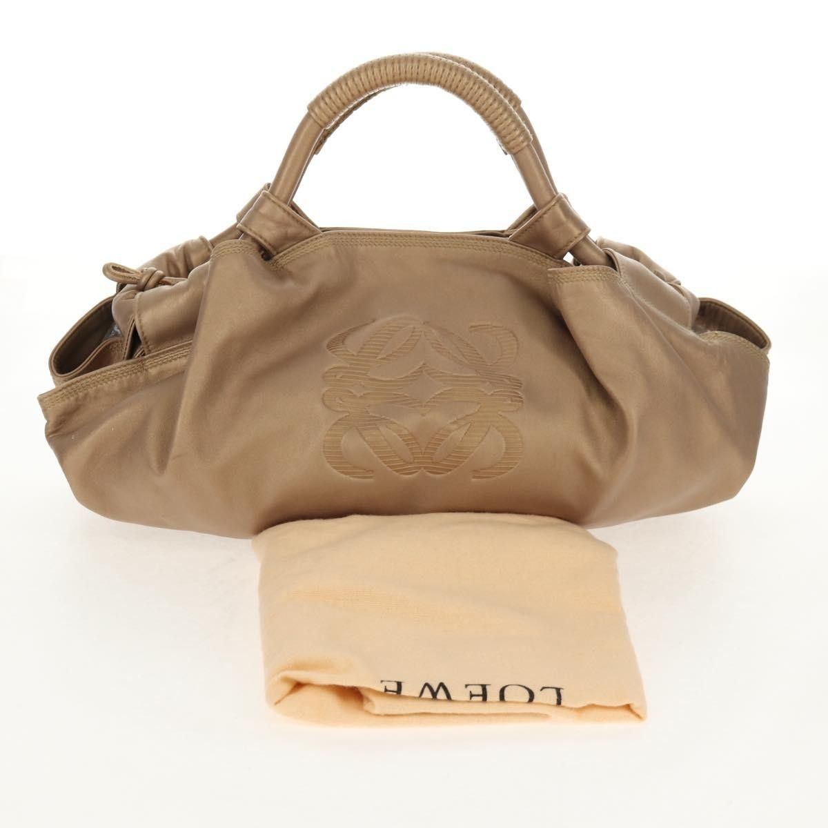 Loewe Loewe Anagram Logo Nappa Aire Hand Bag Leather Size ONE SIZE - 14 Thumbnail