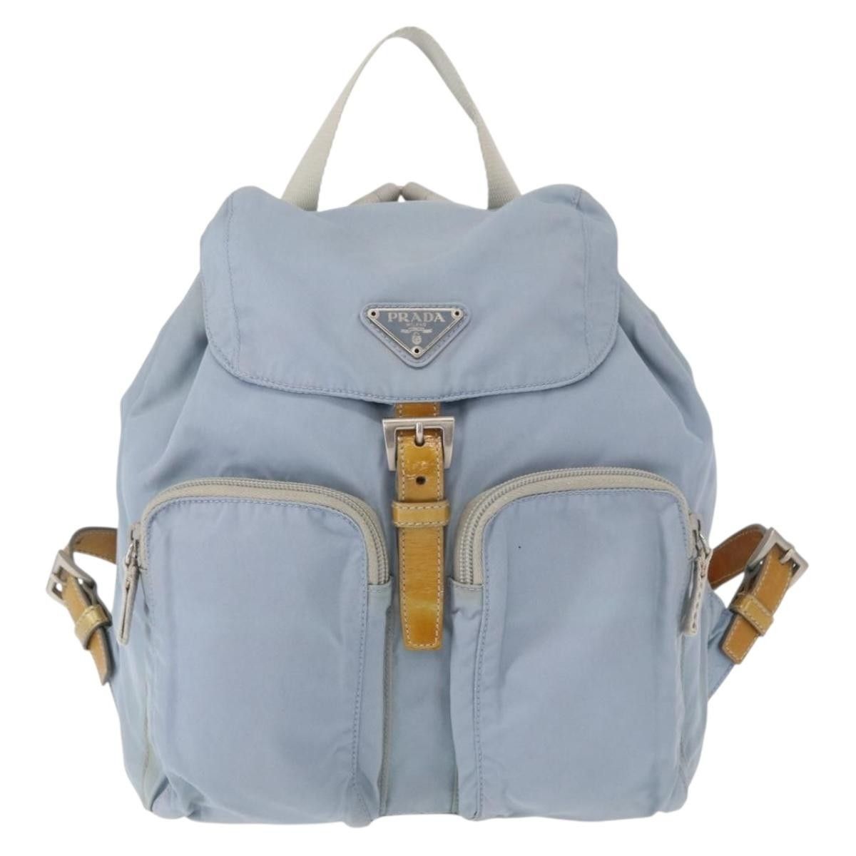 Prada Prada Double Front Pocket Backpack Tessuto Size ONE SIZE - 24 Thumbnail