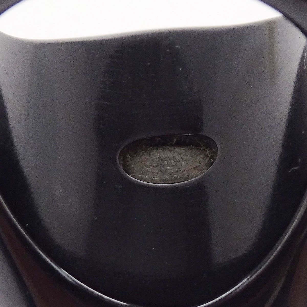 Chanel Chanel Vintage CC Bones Ring Resin Size ONE SIZE - 4 Thumbnail