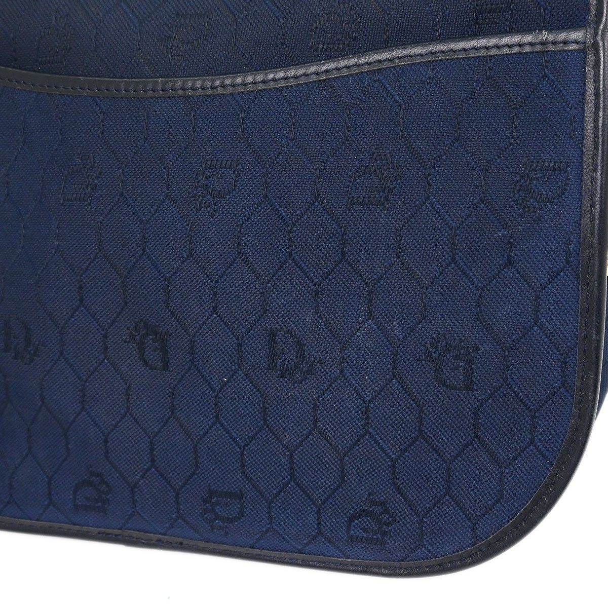 Dior Christian Dior Vintage Honeycomb Shoulder Bag Canvas Size ONE SIZE - 7 Thumbnail