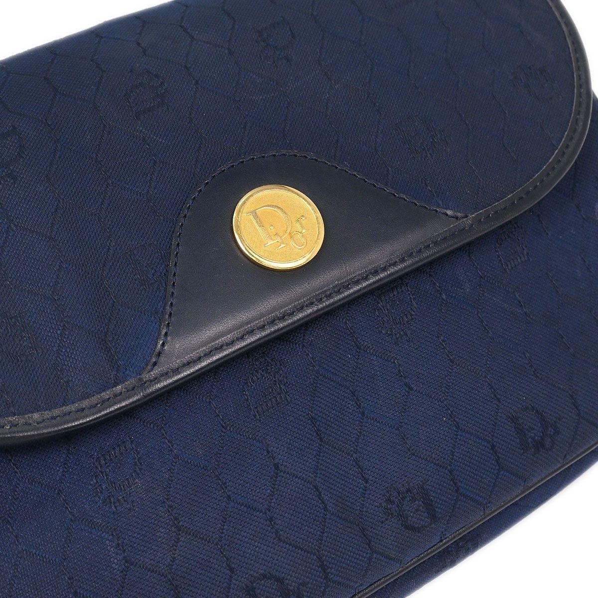 Dior Christian Dior Vintage Honeycomb Shoulder Bag Canvas Size ONE SIZE - 9 Thumbnail