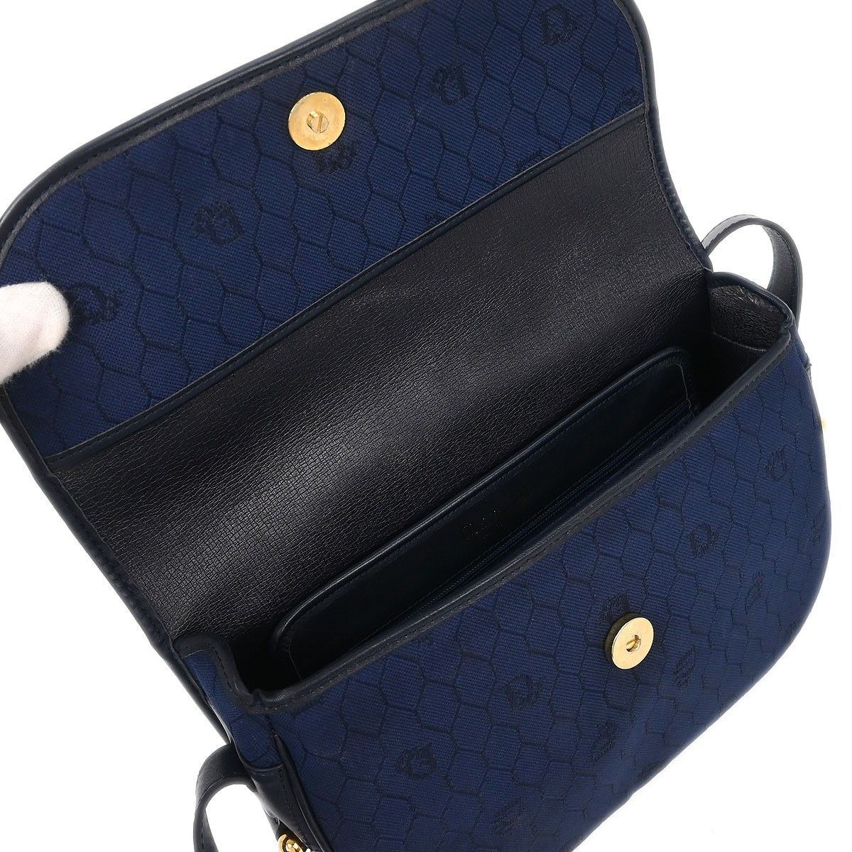 Dior Christian Dior Vintage Honeycomb Shoulder Bag Canvas Size ONE SIZE - 10 Thumbnail