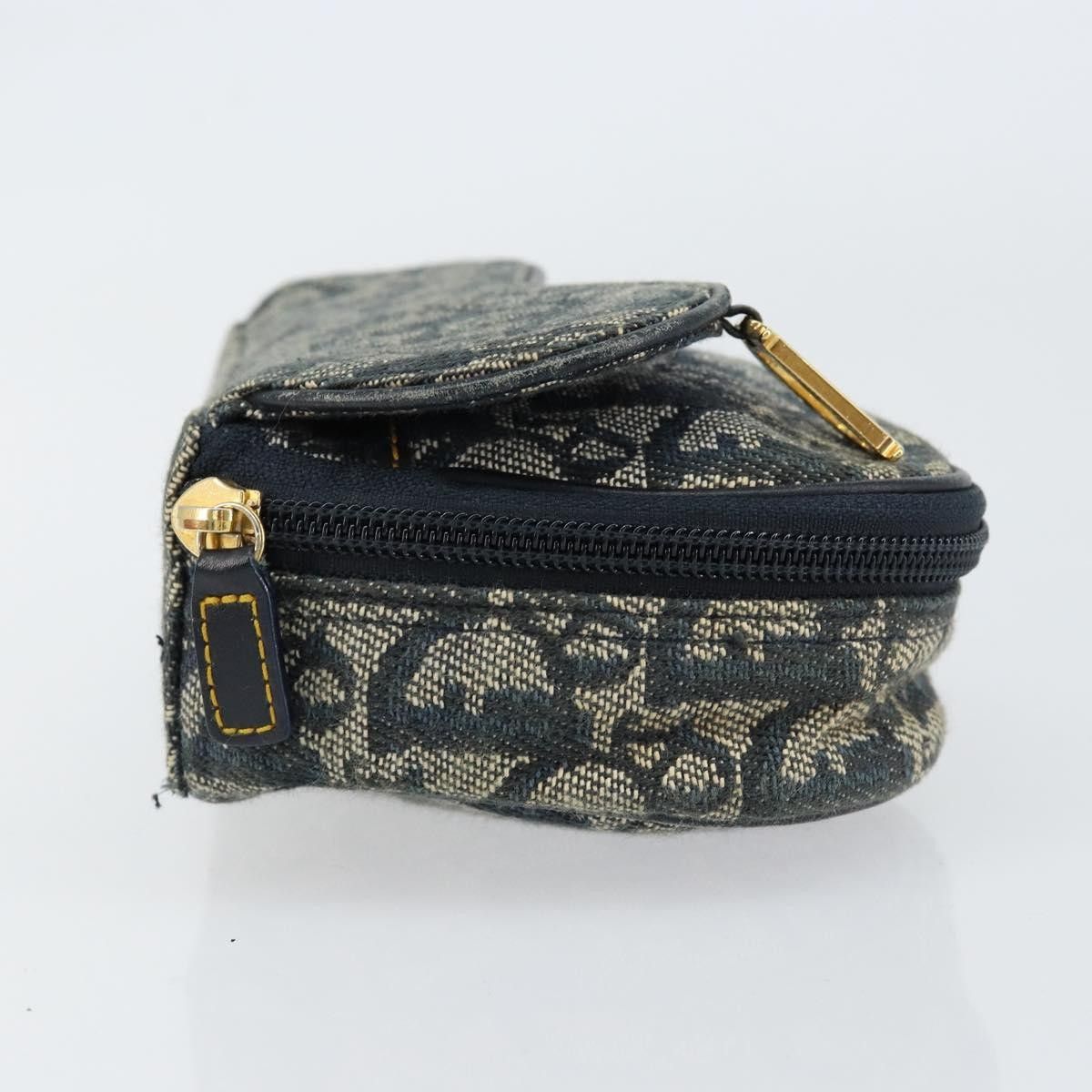 Dior Christian Dior Vintage Saddle Coin Purse Diorissimo Canvas Size ONE SIZE - 4 Thumbnail