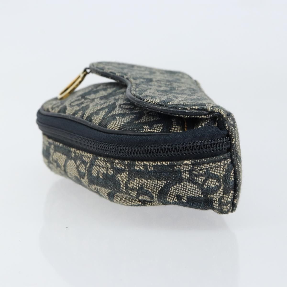 Dior Christian Dior Vintage Saddle Coin Purse Diorissimo Canvas Size ONE SIZE - 3 Thumbnail
