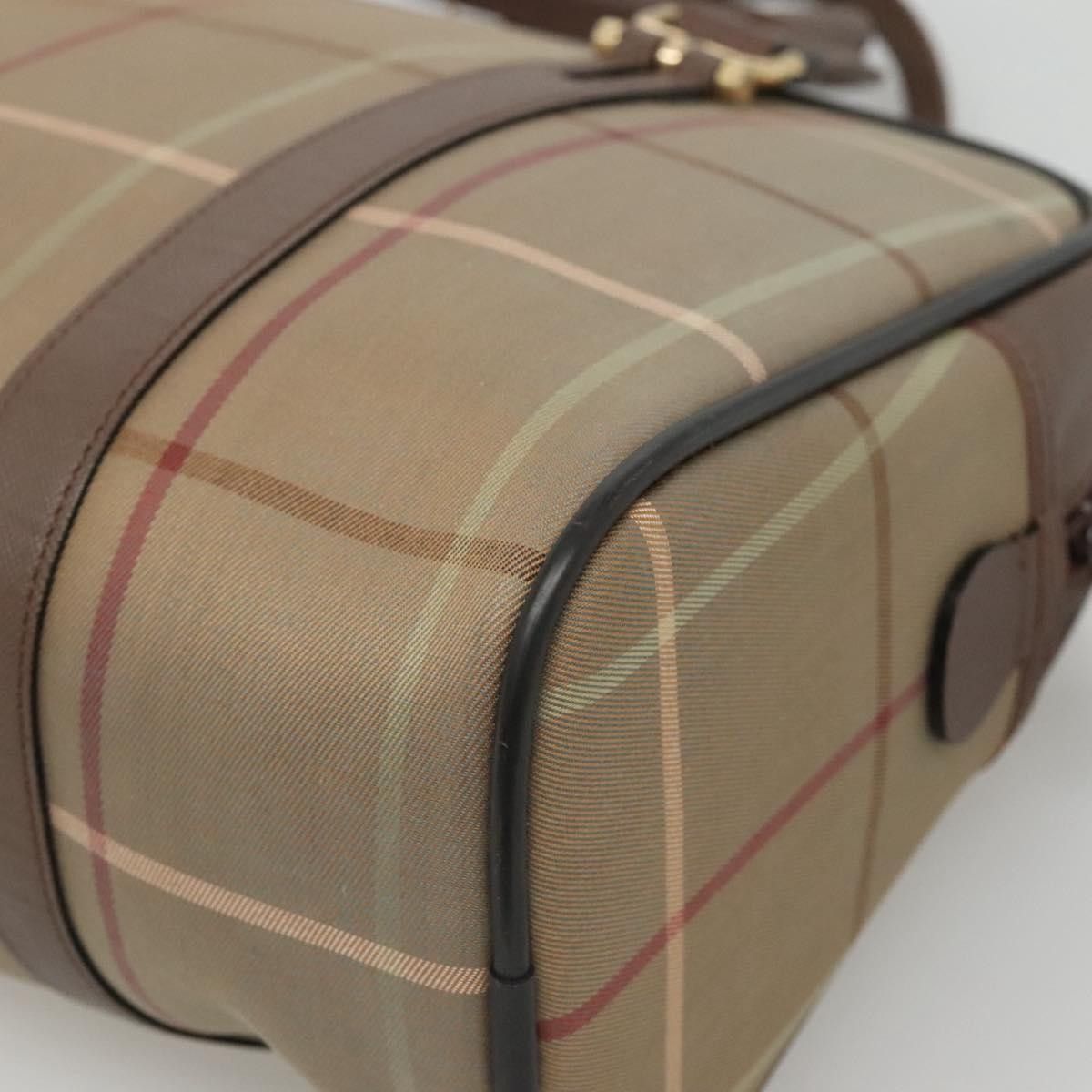 Burberry Burberry Nova Check Bowling Bag Canvas Size ONE SIZE - 10 Thumbnail