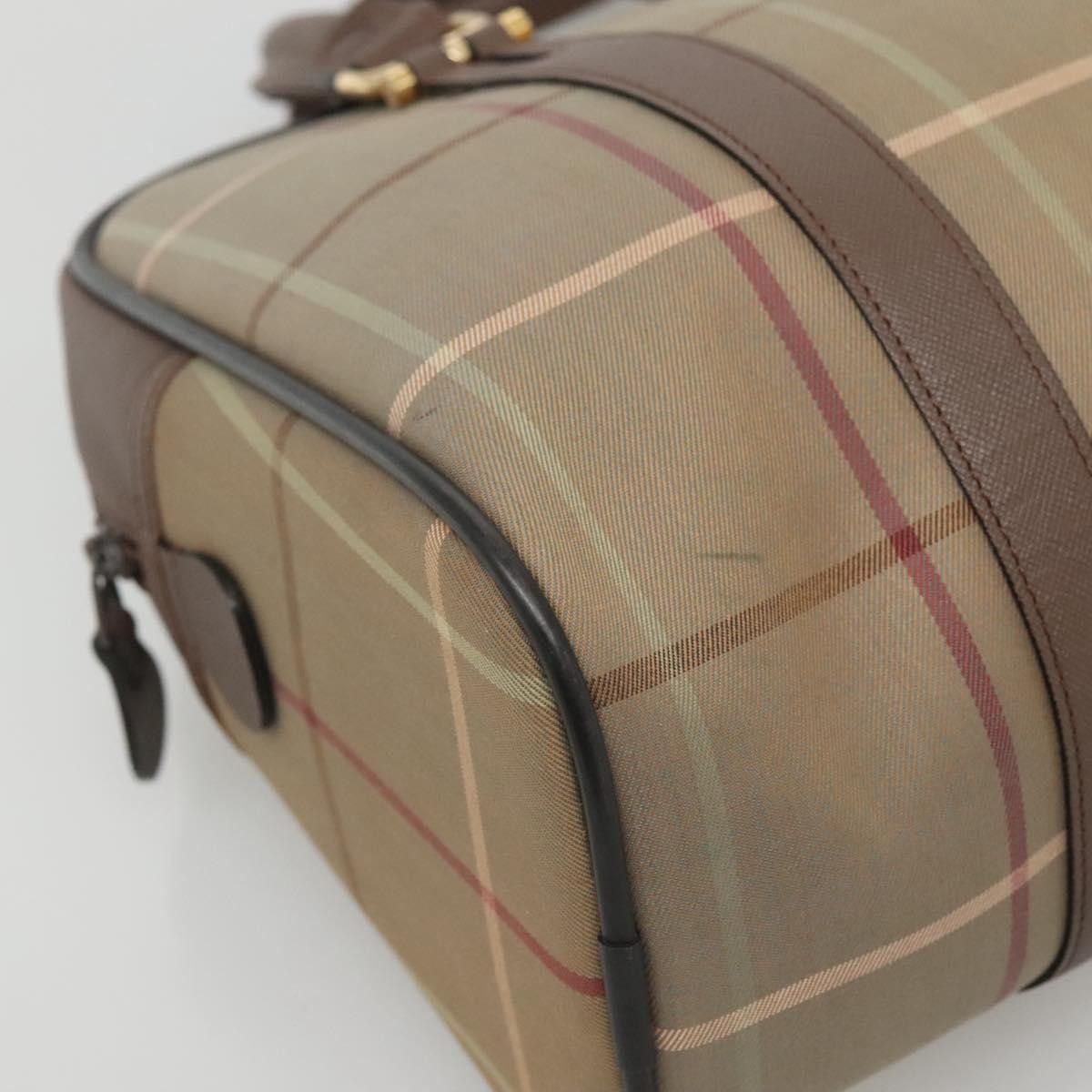Burberry Burberry Nova Check Bowling Bag Canvas Size ONE SIZE - 9 Thumbnail