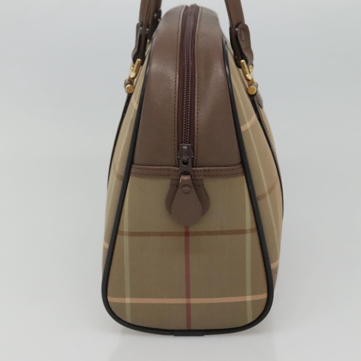 Burberry Burberry Nova Check Bowling Bag Canvas Size ONE SIZE - 3 Thumbnail