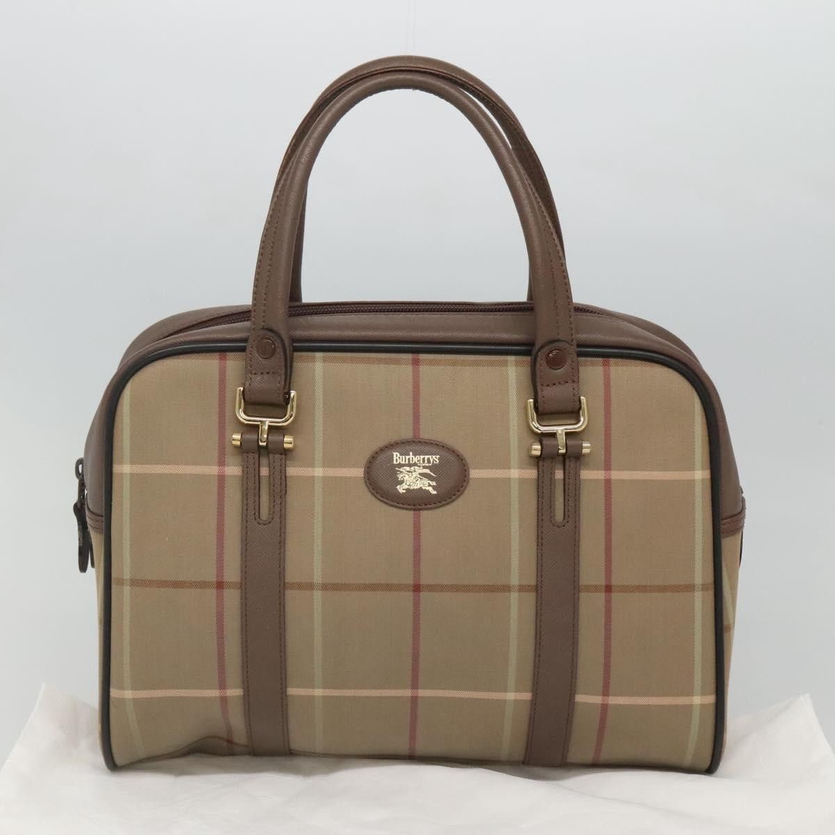 Burberry Burberry Nova Check Bowling Bag Canvas Size ONE SIZE - 22 Thumbnail
