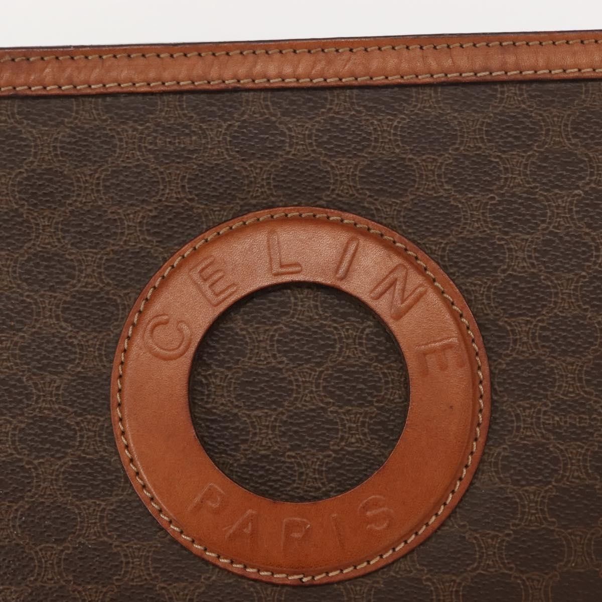 Celine Celine Circle Logo Macadam Pouch Canvas and Leather Size ONE SIZE - 15 Thumbnail