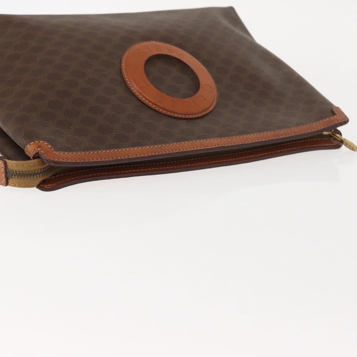 Celine Celine Circle Logo Macadam Pouch Canvas and Leather Size ONE SIZE - 12 Thumbnail