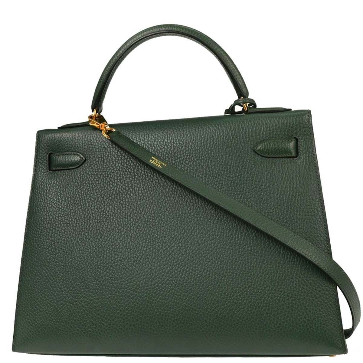Hermes Hermes Contour Kelly Bag Blue Epsom with Gold Hardware Size ONE SIZE - 2 Thumbnail